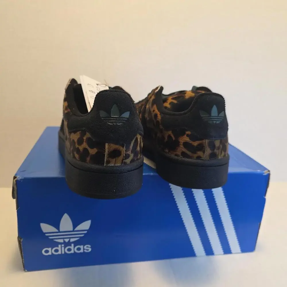 Adidas OG's Campus Leopard Print Black/Green - JH9768 Women's Size 7 NIB